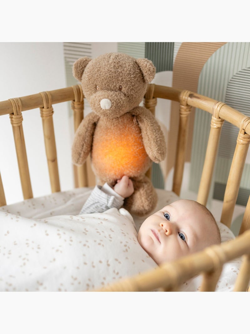 Nattou - Peluche veilleuse Sleepy Marron - Kiabi