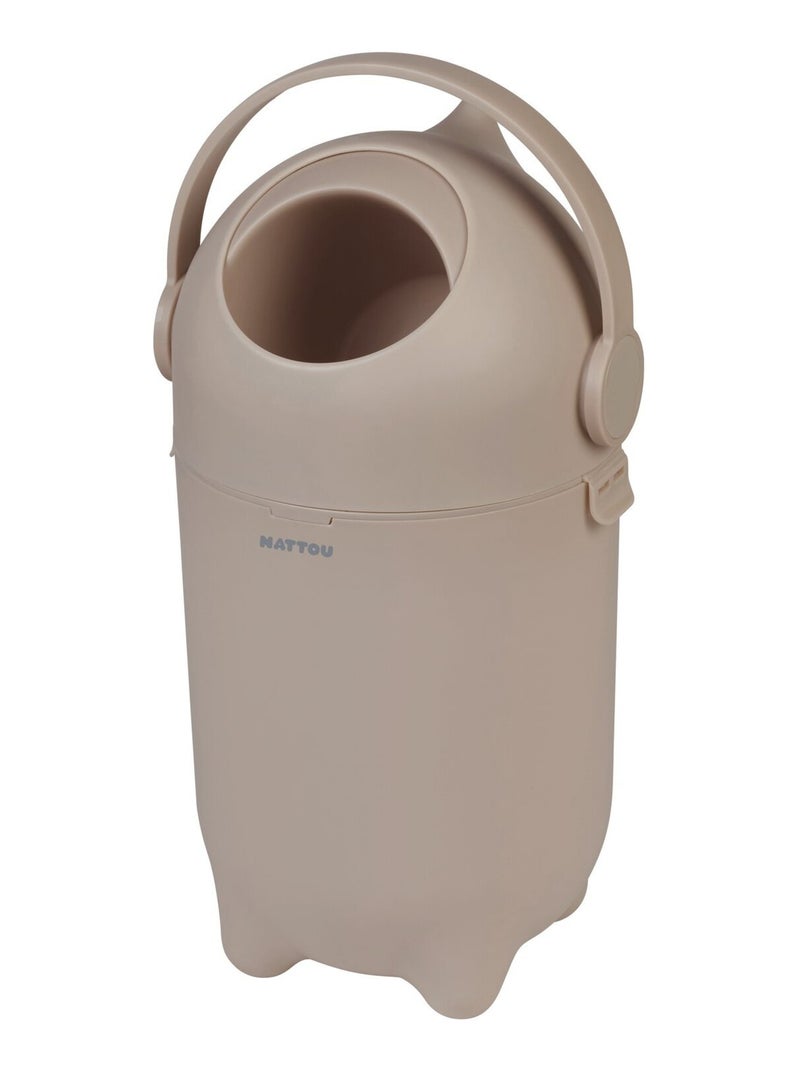 Nattou - Poubelle à couche Dropy Marron - Kiabi