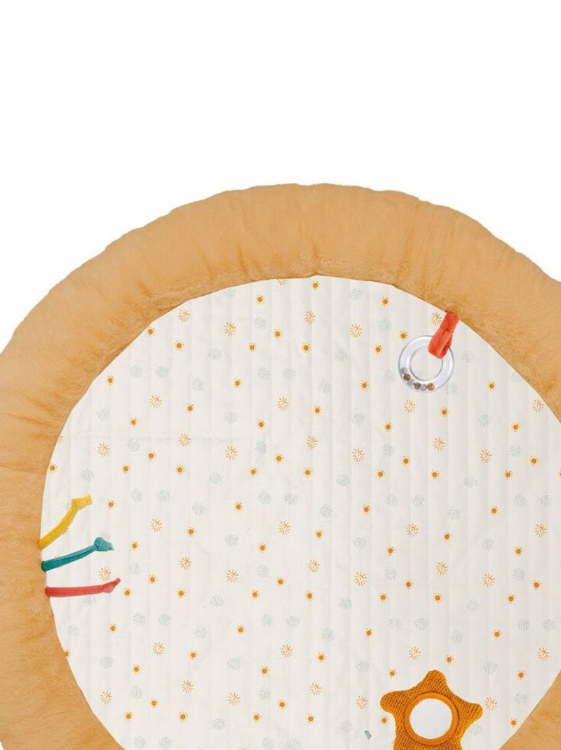 Nattou - Tapis d'éveil avec arches Felix et Léo Marron - Kiabi