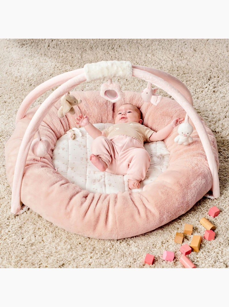 Nattou - tapis d'éveil avec arches Rose - Kiabi