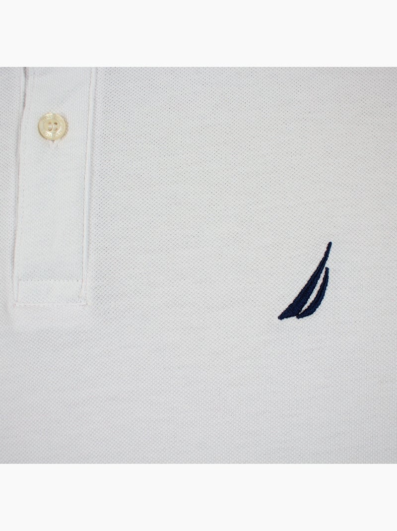 Nautica - Polo manches courtes col chemisE Homme Blanc - Kiabi