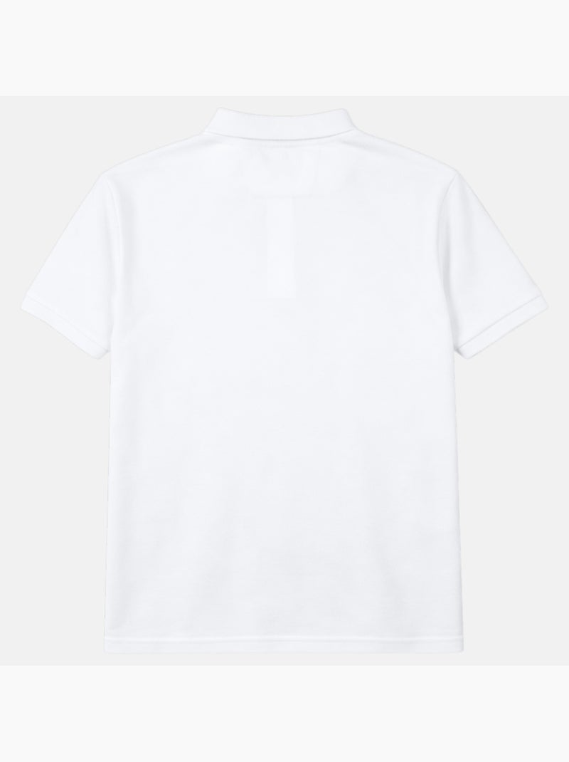 Nautica - Polo manches courtes col chemisE Homme Blanc - Kiabi