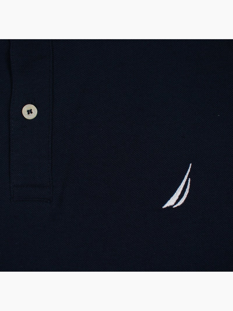 Nautica - Polo manches courtes col chemise Homme Bleu marine - Kiabi