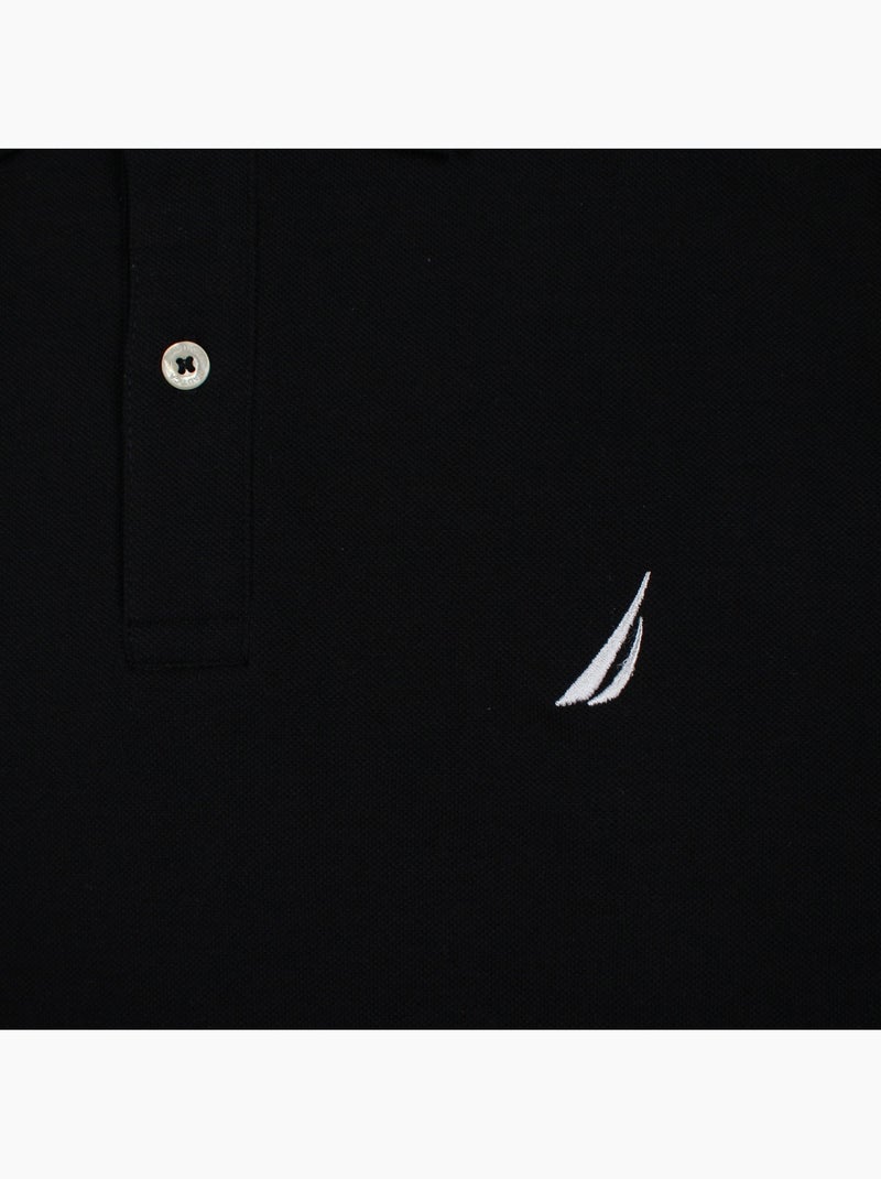 Nautica - Polo manches courtes col chemise Homme Noir - Kiabi