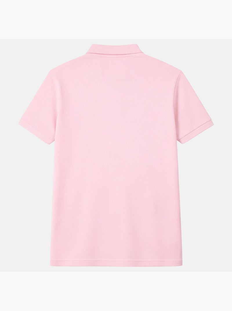 Nautica - Polo manches courtes col chemise Homme Rose clair - Kiabi