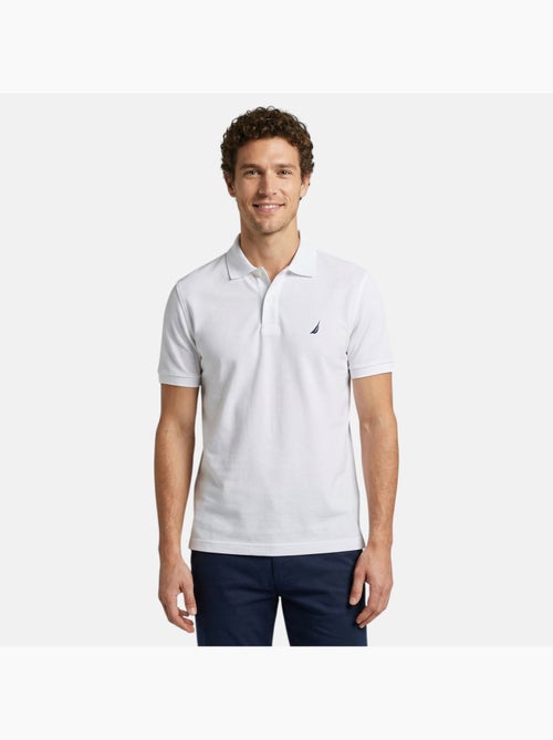 Nautica - polo manches courtes, col chemise, patte de boutonnage et détails brodés - Kiabi Nautica - polo manches courtes, col chemise, patte de boutonnage et détails brodés - Kiabi