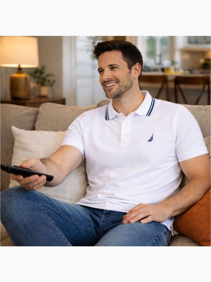 Nautica - Polo manches courtes Homme Blanc - Kiabi