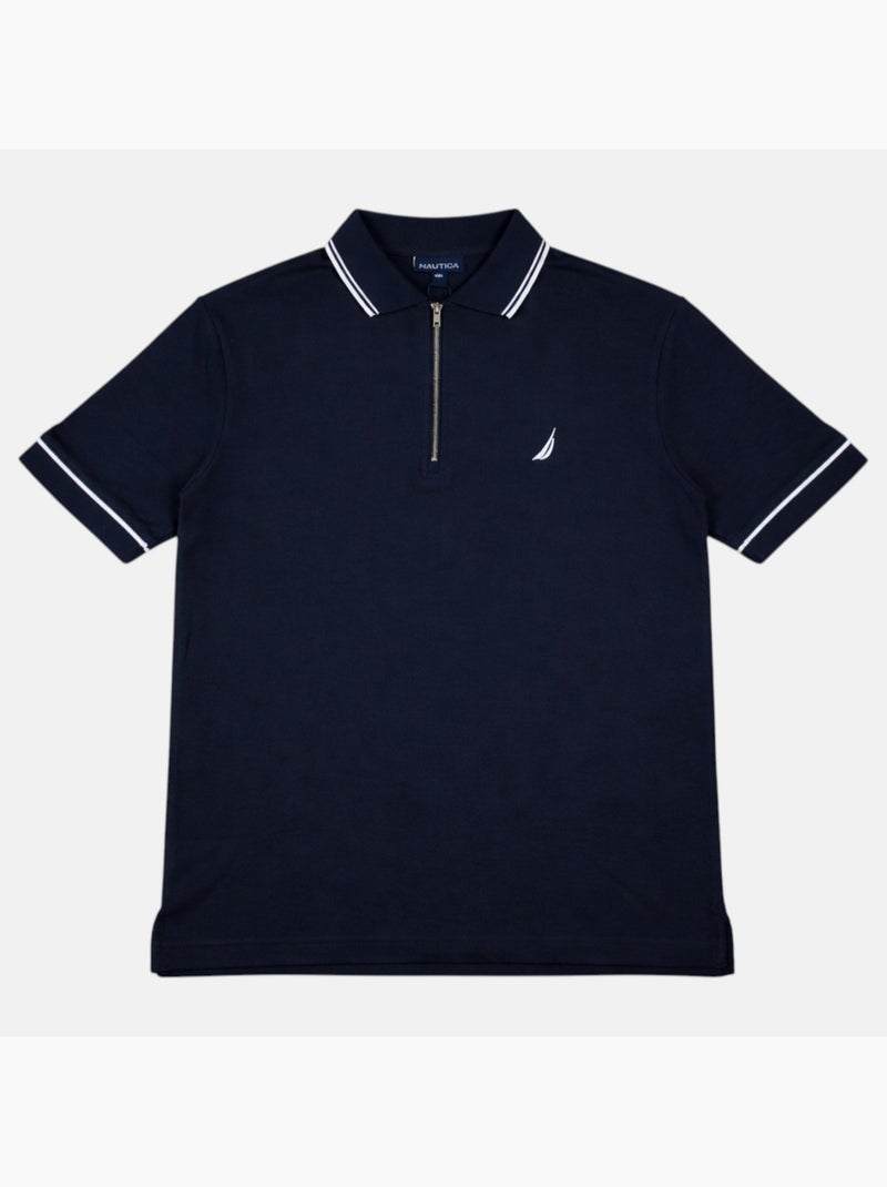 Nautica - Polo manches courtes Homme Bleu marine - Kiabi
