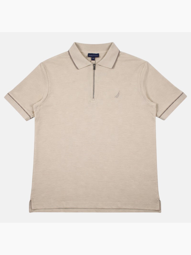 Nautica - Polo manches courtes Homme Gris - Kiabi