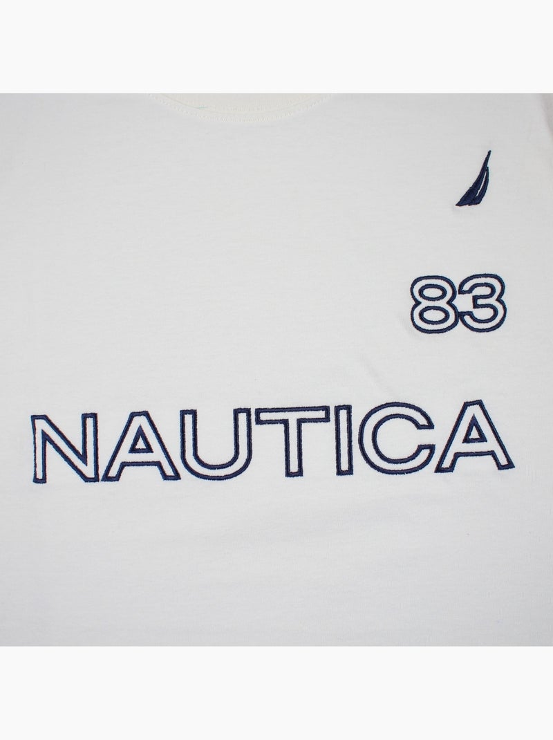 Nautica - T-shirt manches courtes Homme Blanc - Kiabi