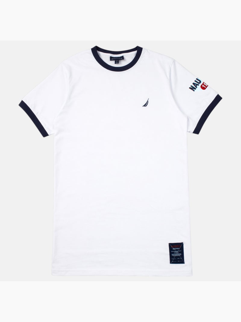 Nautica - T-shirt manches courtes Homme Blanc - Kiabi