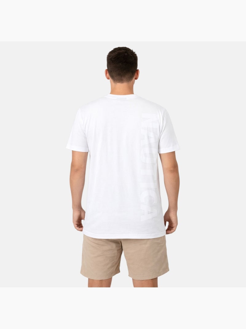 Nautica - T-shirt manches courtes Homme Blanc - Kiabi
