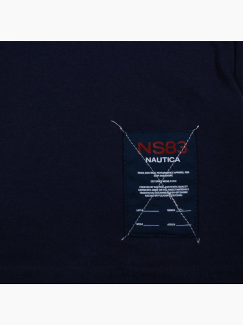 Nautica - T-shirt manches courtes Homme Bleu marine - Kiabi
