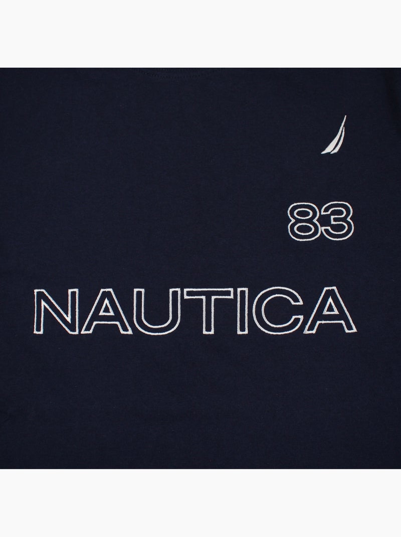 Nautica - T-shirt manches courtes Homme Bleu marine - Kiabi