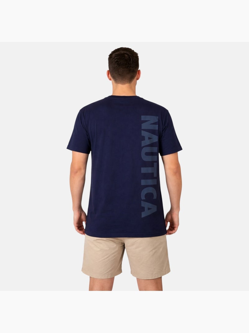 Nautica - T-shirt manches courtes Homme Bleu marine - Kiabi