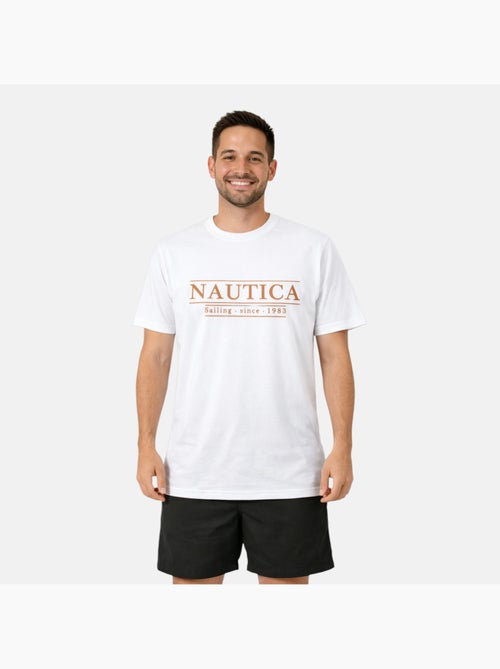 Nautica - T-shirt manches courtes imprimé - Kiabi