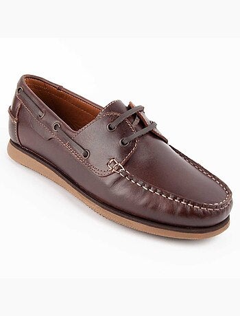 NAUTIQUE CUIR NATUREL BRUN