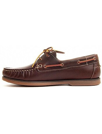 NAUTIQUE CUIR NATUREL BRUN