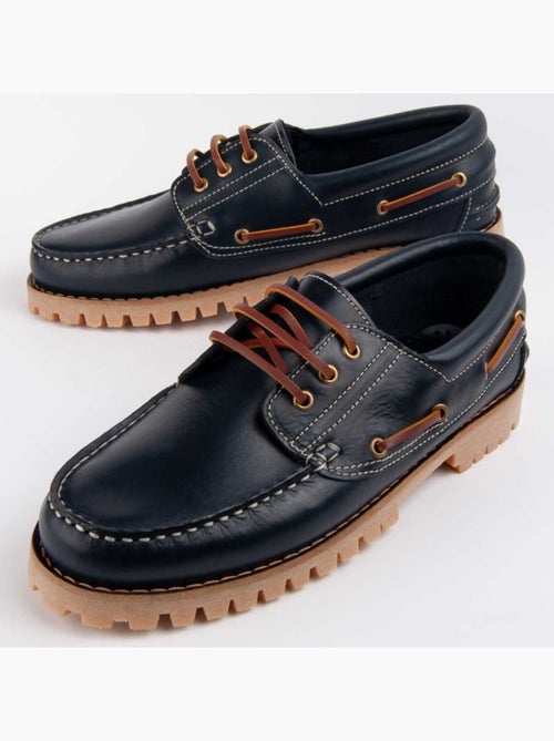 Nautique Cuir Naturel Purapiel - Kiabi