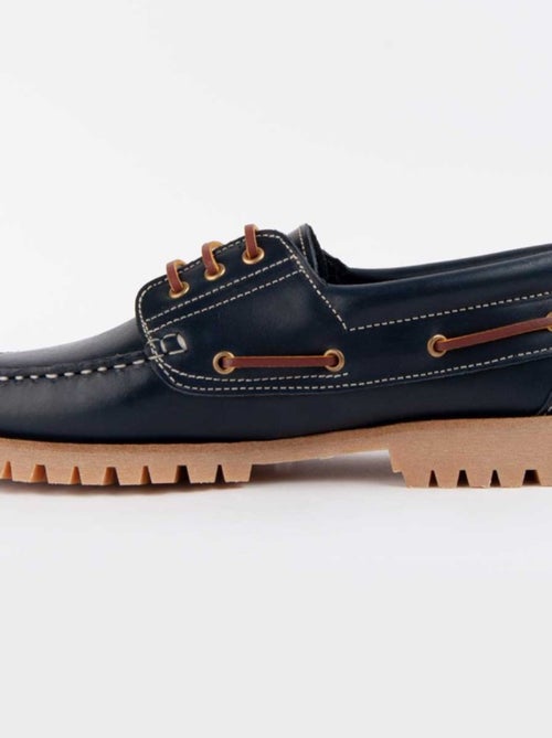 Nautique Cuir Naturel Purapiel - Kiabi