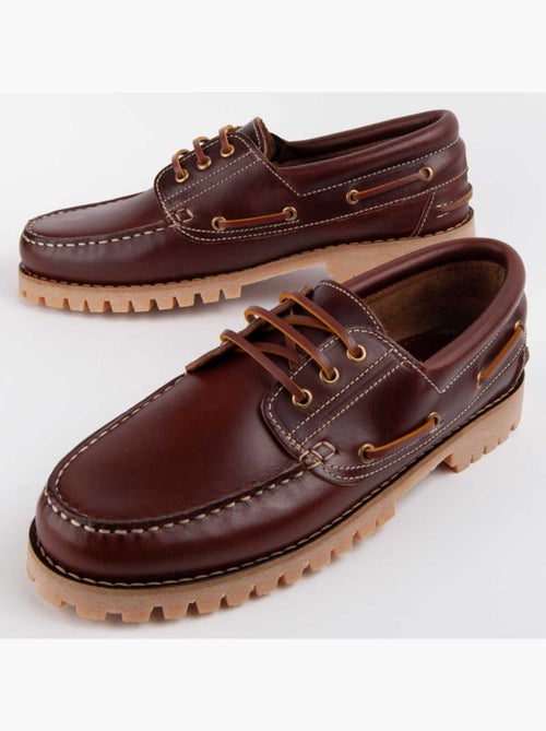 Nautique Cuir Naturel Purapiel - Kiabi
