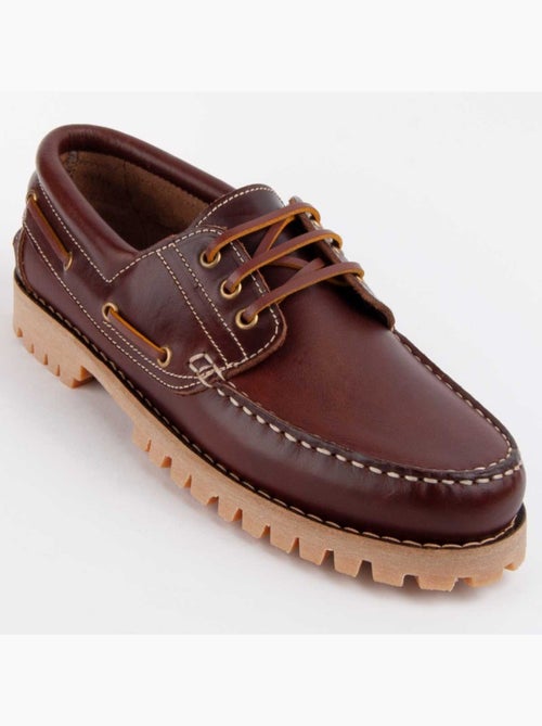 Nautique Cuir Naturel Purapiel - Kiabi
