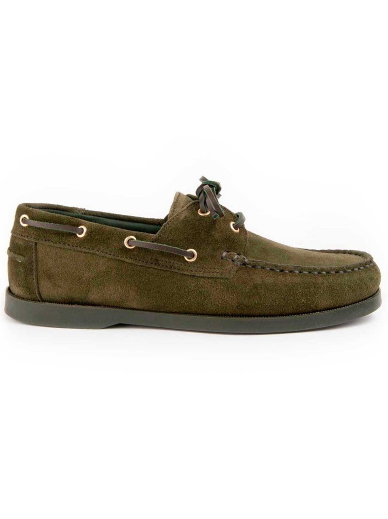 Nautique Cuir Naturel Purapiel Vert - Kiabi