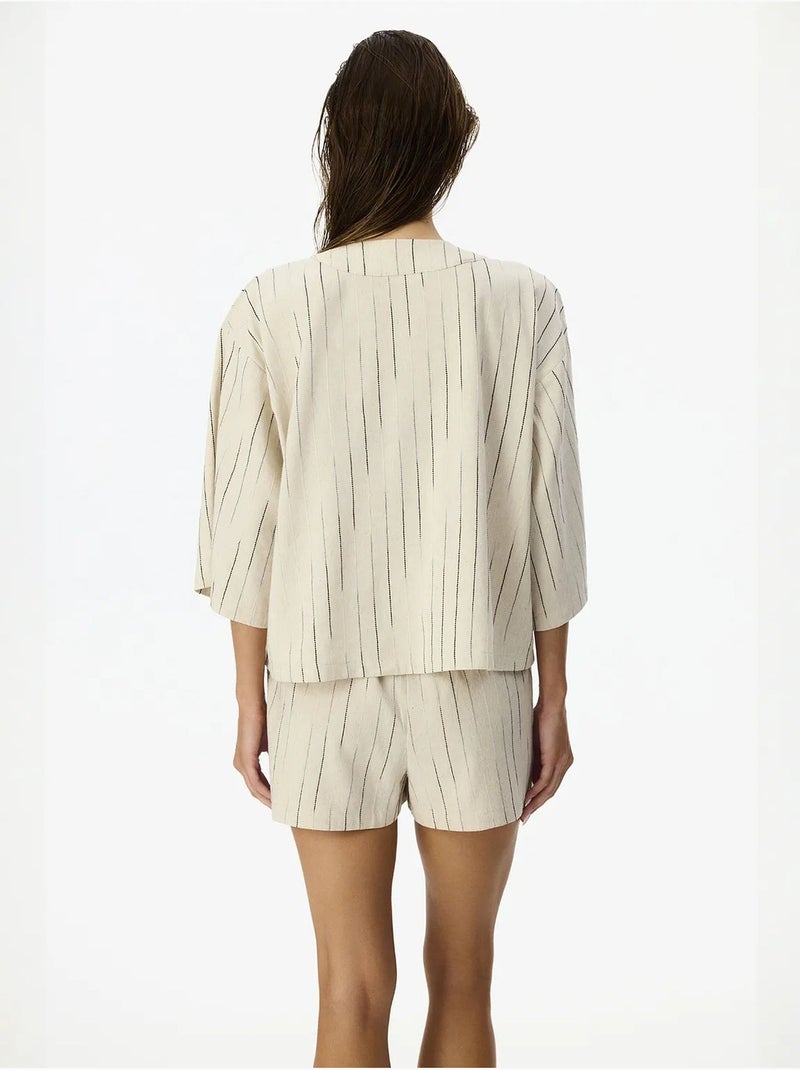 Naya kimono penti Blanc cassé - Kiabi