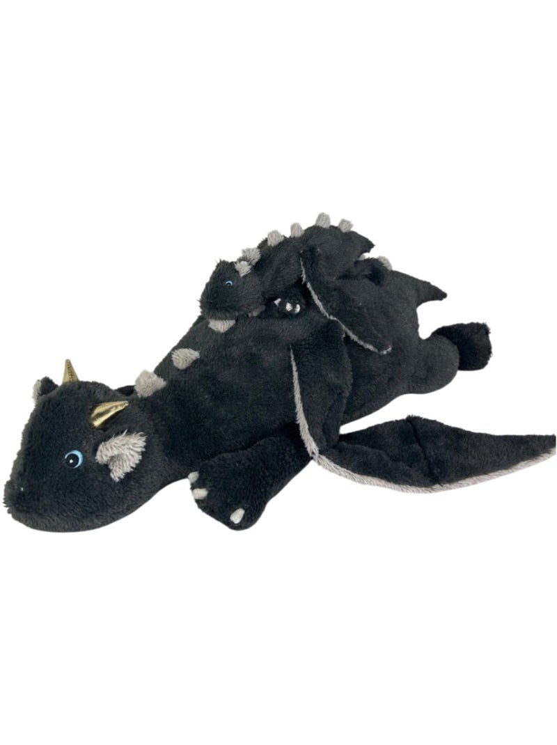 Nemu nemu - peluche dragon Noir - Kiabi