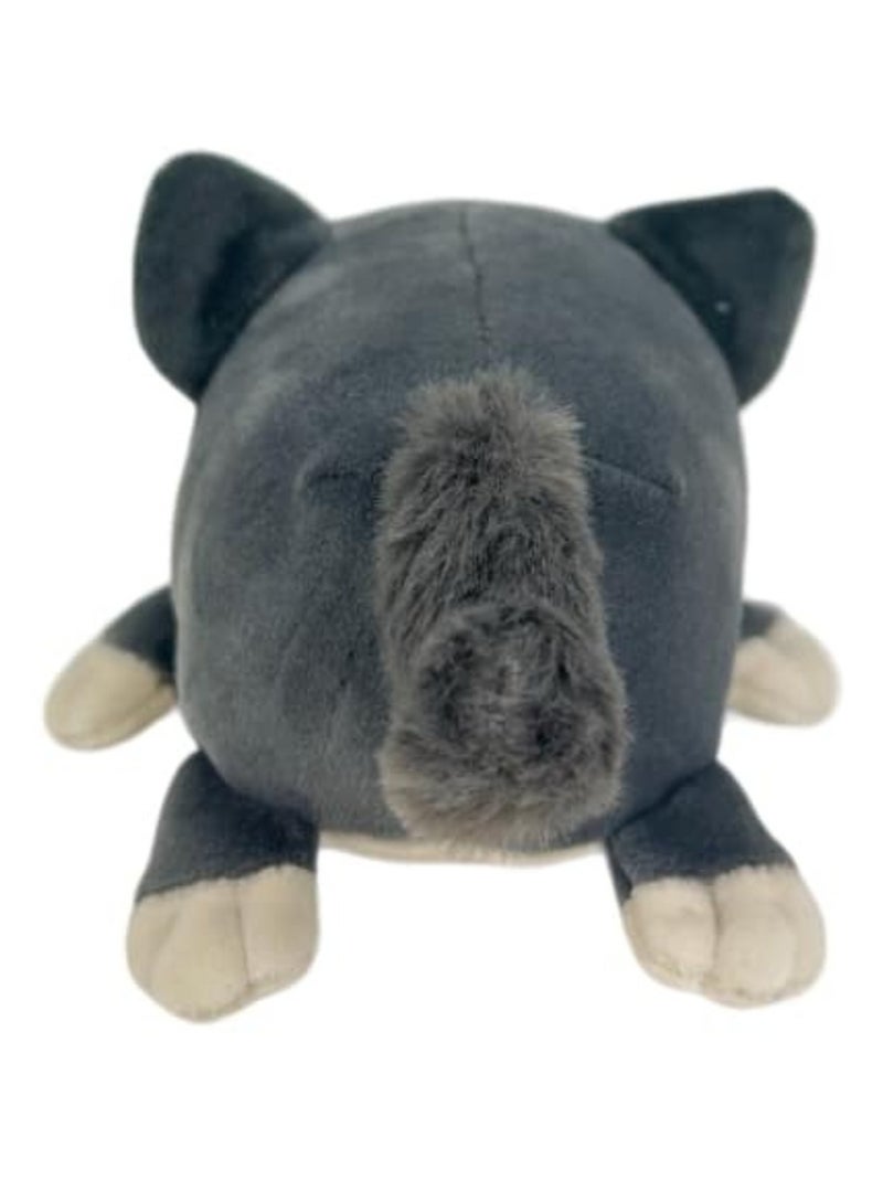 Nemu nemu - peluche loulou le loup Gris - Kiabi