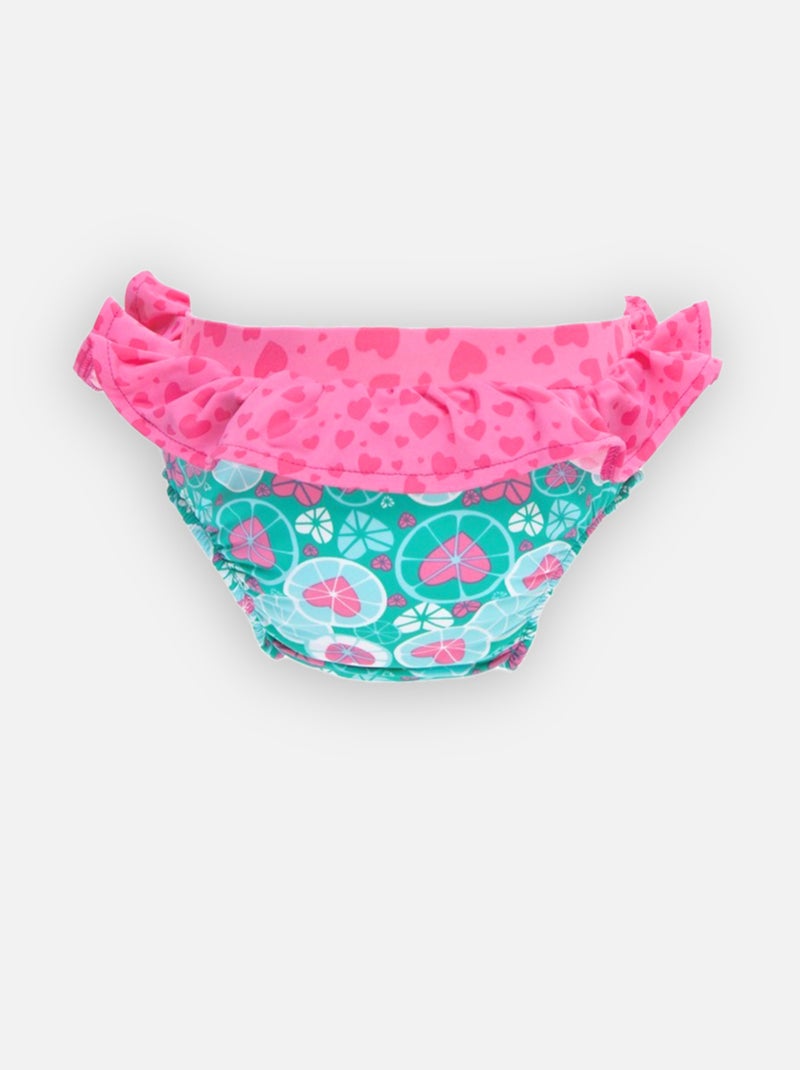 Néon Bloomer Double Protection Archimède Bleu turquoise - Kiabi