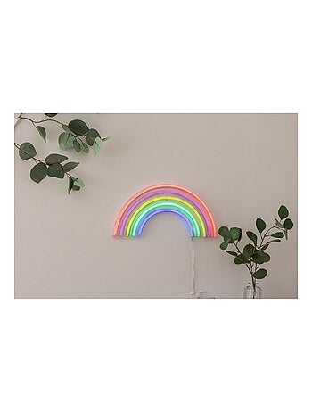 Néon LED mural arc-en-ciel