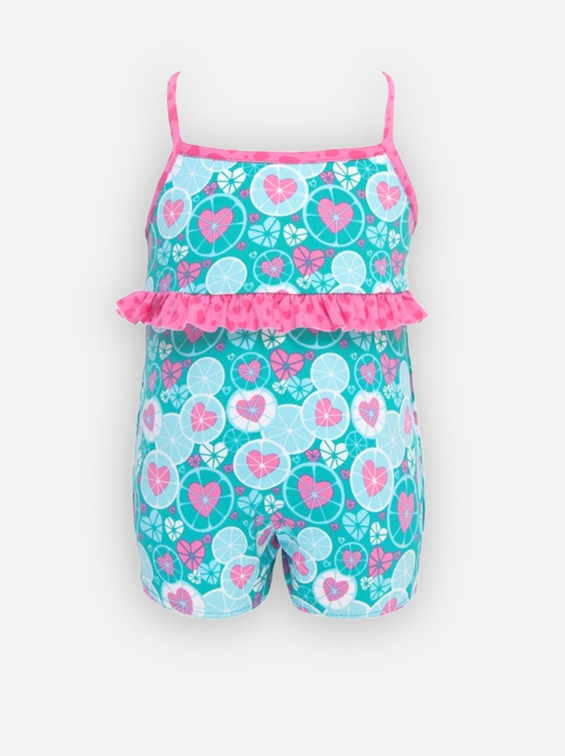Néon Maillot Double Protection Archimède Bleu turquoise - Kiabi
