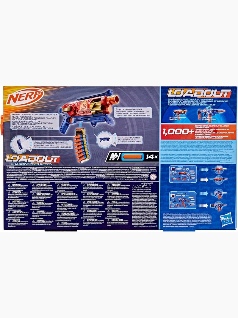 Nerf Loadout Shadowspeed - Nerf Multicolore - Kiabi