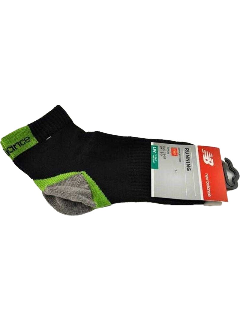 New Balance - Chaussettes course à pied Noir Vert - Kiabi
