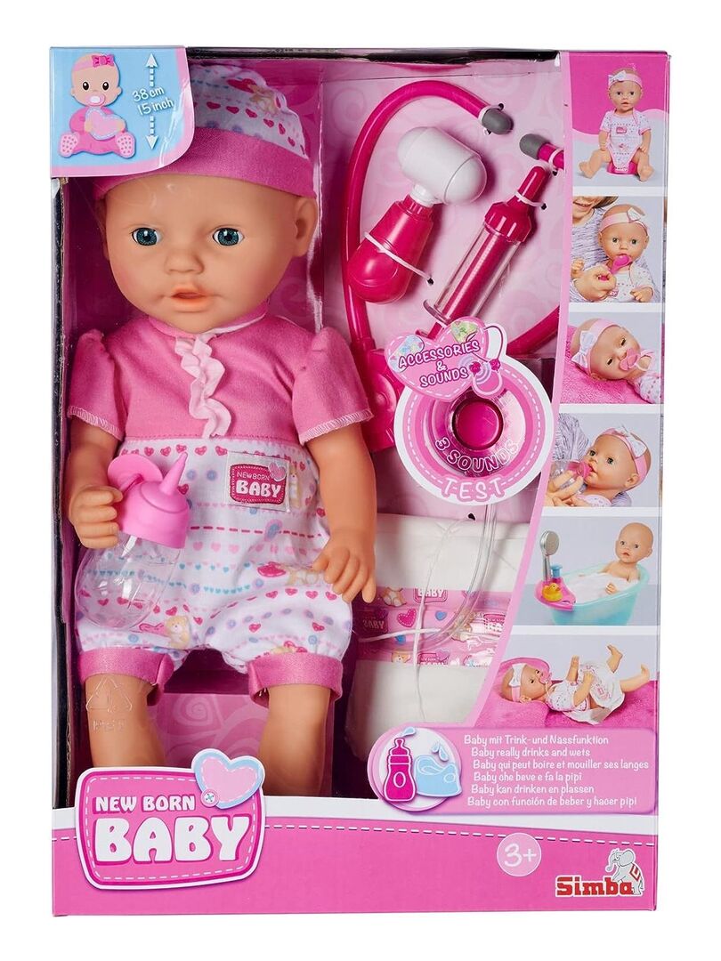 Kit docteur poupée bébé avec son - N/A - Kiabi - 25.49€