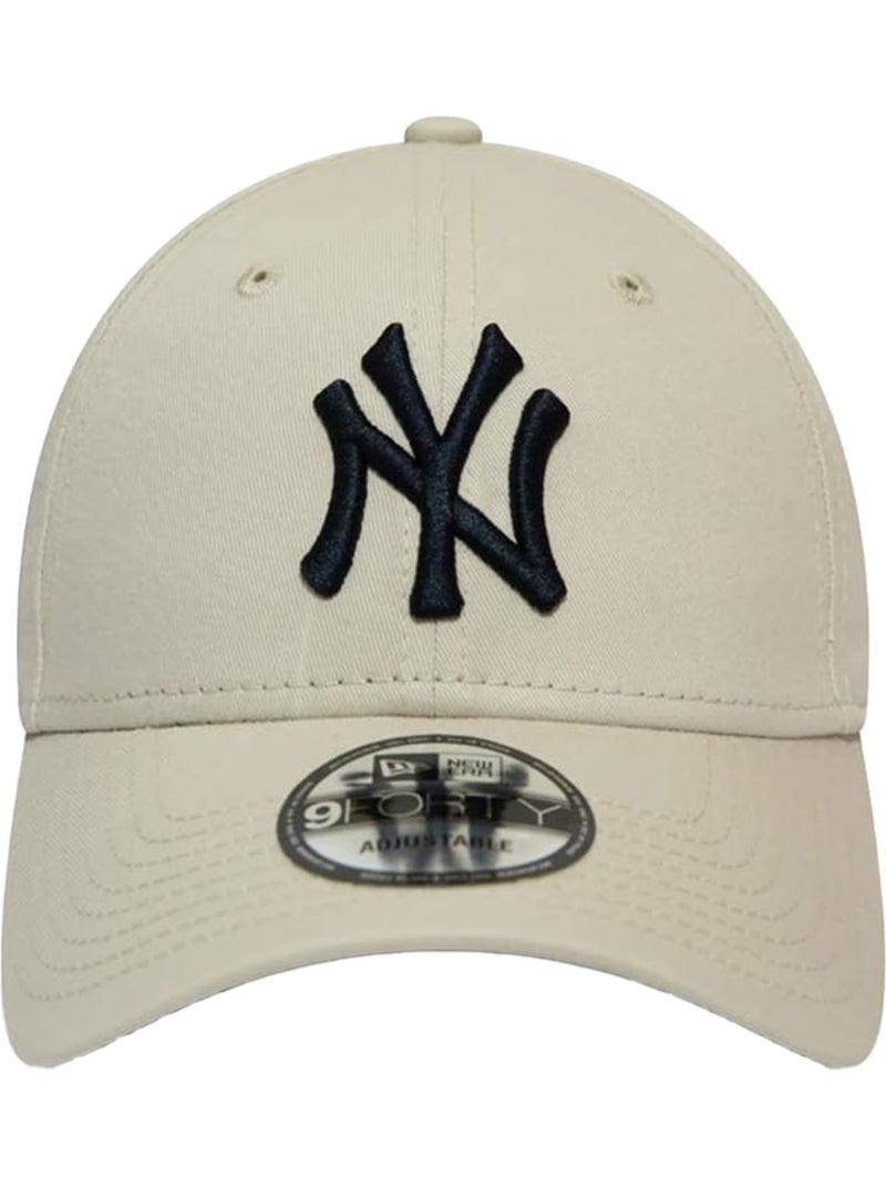 New Era - Casquette de baseball motif/style New York Yankees 9FORTY MLB LEAGUE ESSENTIAL Beige - Kiabi