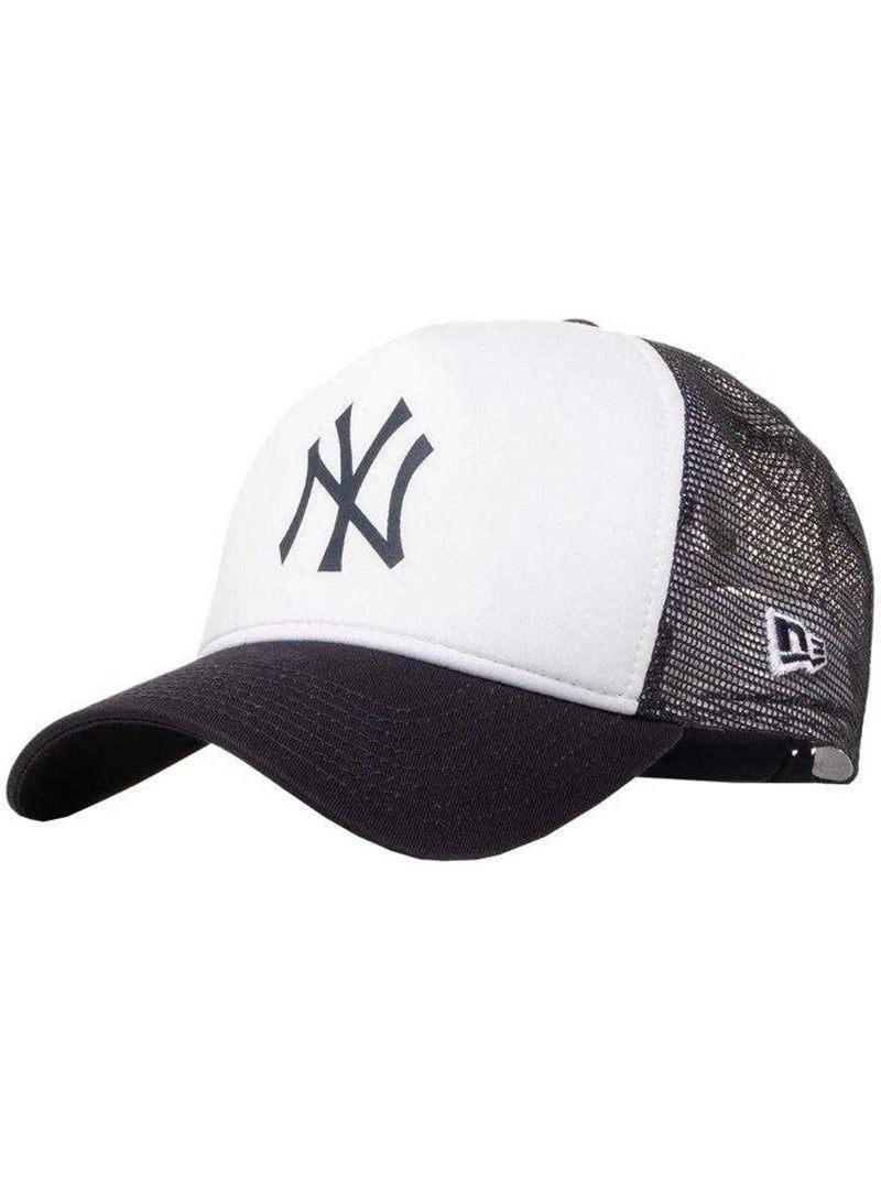 New Era - Casquette trucker TEAM BLOCK Blanc - Kiabi