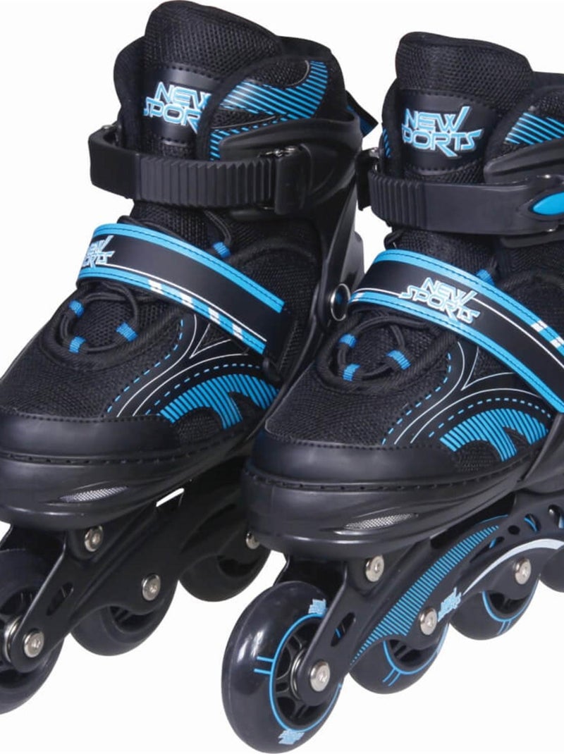 New Sports Inline Skate ABEC 7 bleu, Taille 35 - 38 N/A - Kiabi