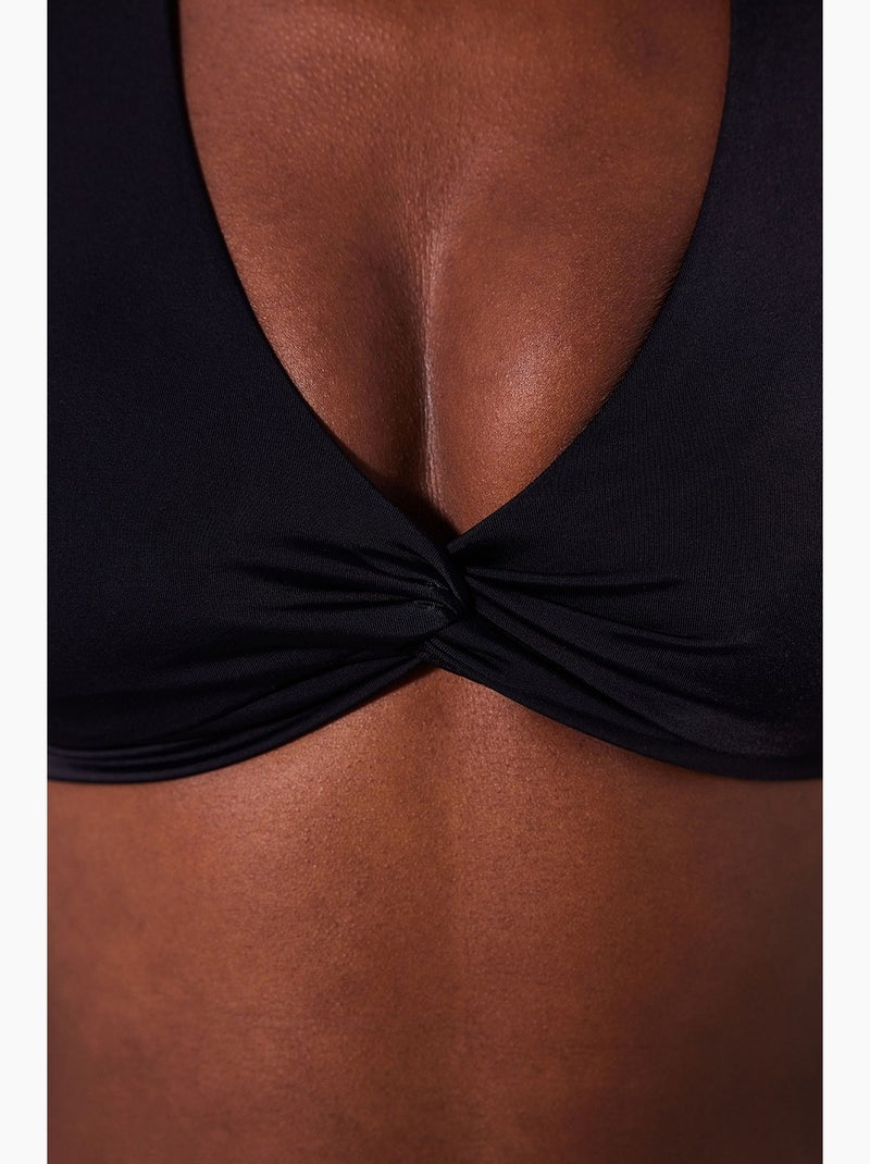 New triangle twist haut de bikini penti Noir - Kiabi