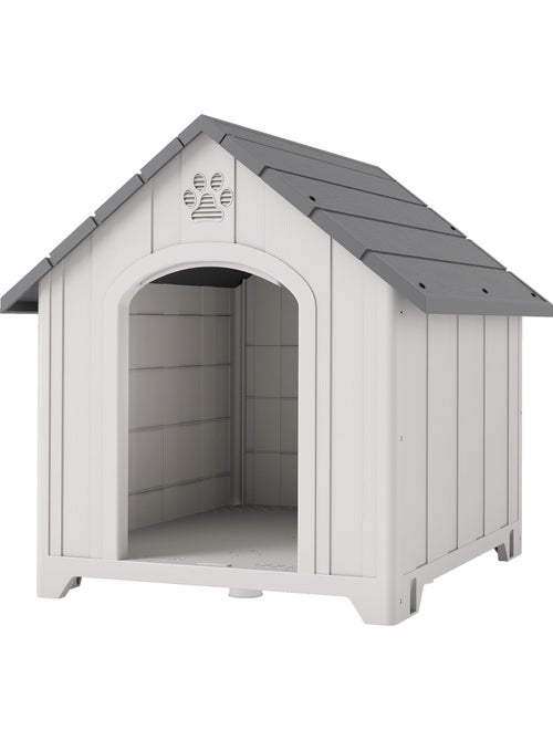 Niche chien plastique effet bois design chalet - Kiabi