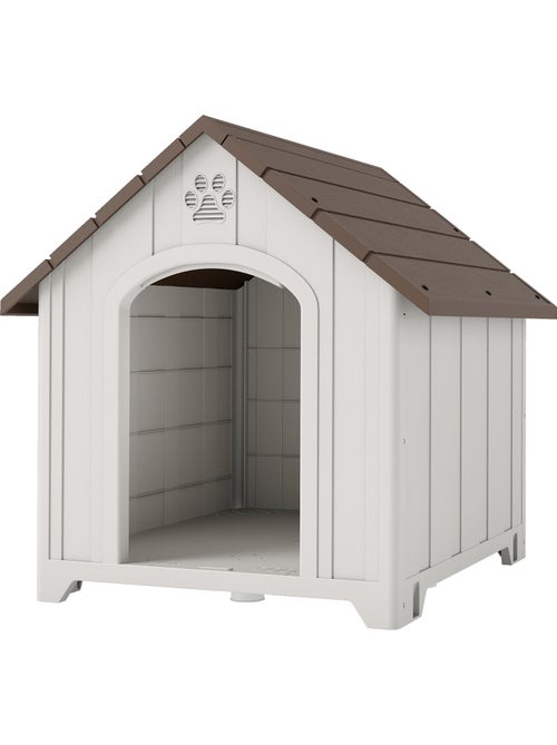 Niche chien plastique effet bois design chalet - Kiabi Niche chien plastique effet bois design chalet - Kiabi