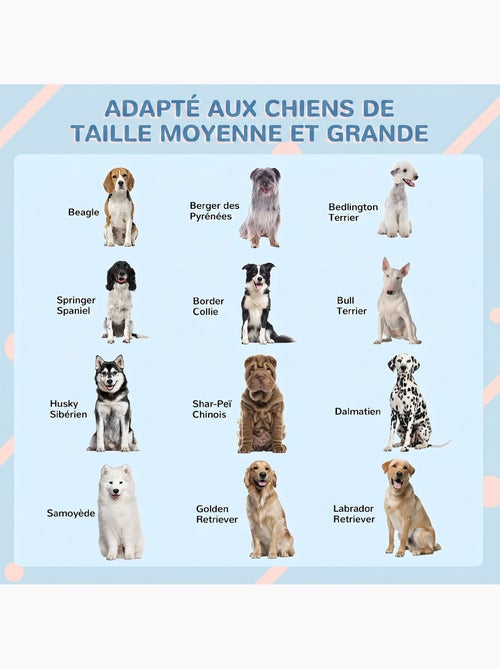 Niche chien style cottage - porte, aération - pp - Kiabi