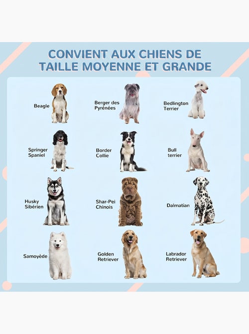 Niche chien style cottage - porte, aération - pp - Kiabi Niche chien style cottage - porte, aération - pp - Kiabi