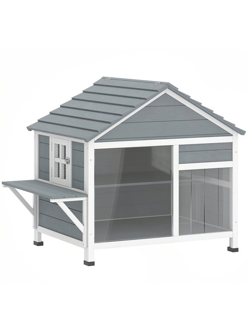 Niche maison pour chat bois - Kiabi Niche maison pour chat bois - Kiabi