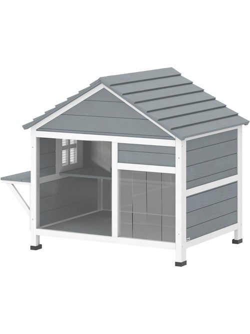 Niche maison pour chat bois - Kiabi Niche maison pour chat bois - Kiabi