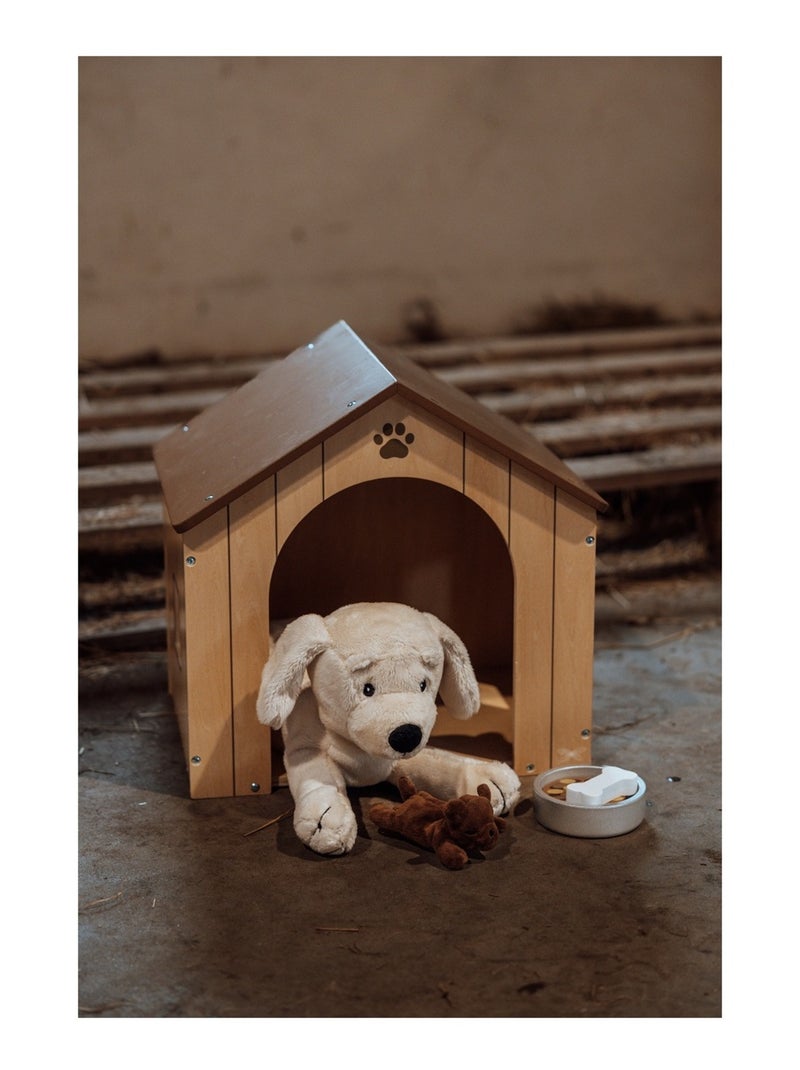 Niche pour chien en peluche Marron - Kiabi