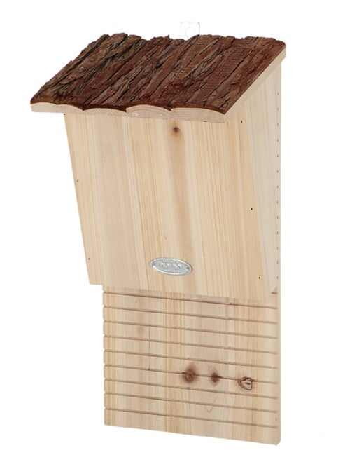 Nichoir chauve souris avec toit en écorce - Kiabi
