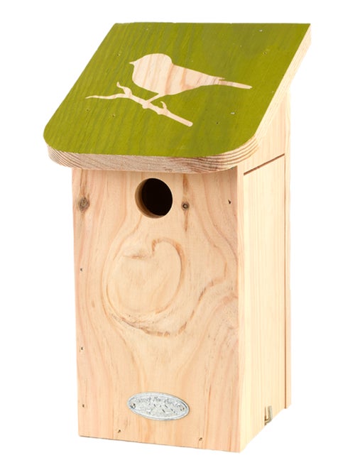 Nichoir mésange bleue avec silhouette - Kiabi