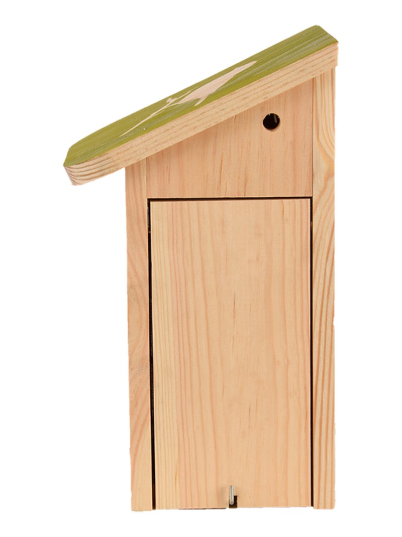 Nichoir mésange bleue avec silhouette Beige - Kiabi
